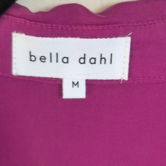 Bella Dahl Fuchsia Button-Down Blouse Size M NWT - Picture 4 of 8